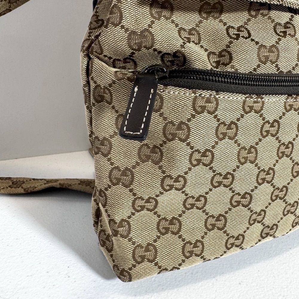 Gucci Monogram Drawstring Backpack - Picture 4 of 10